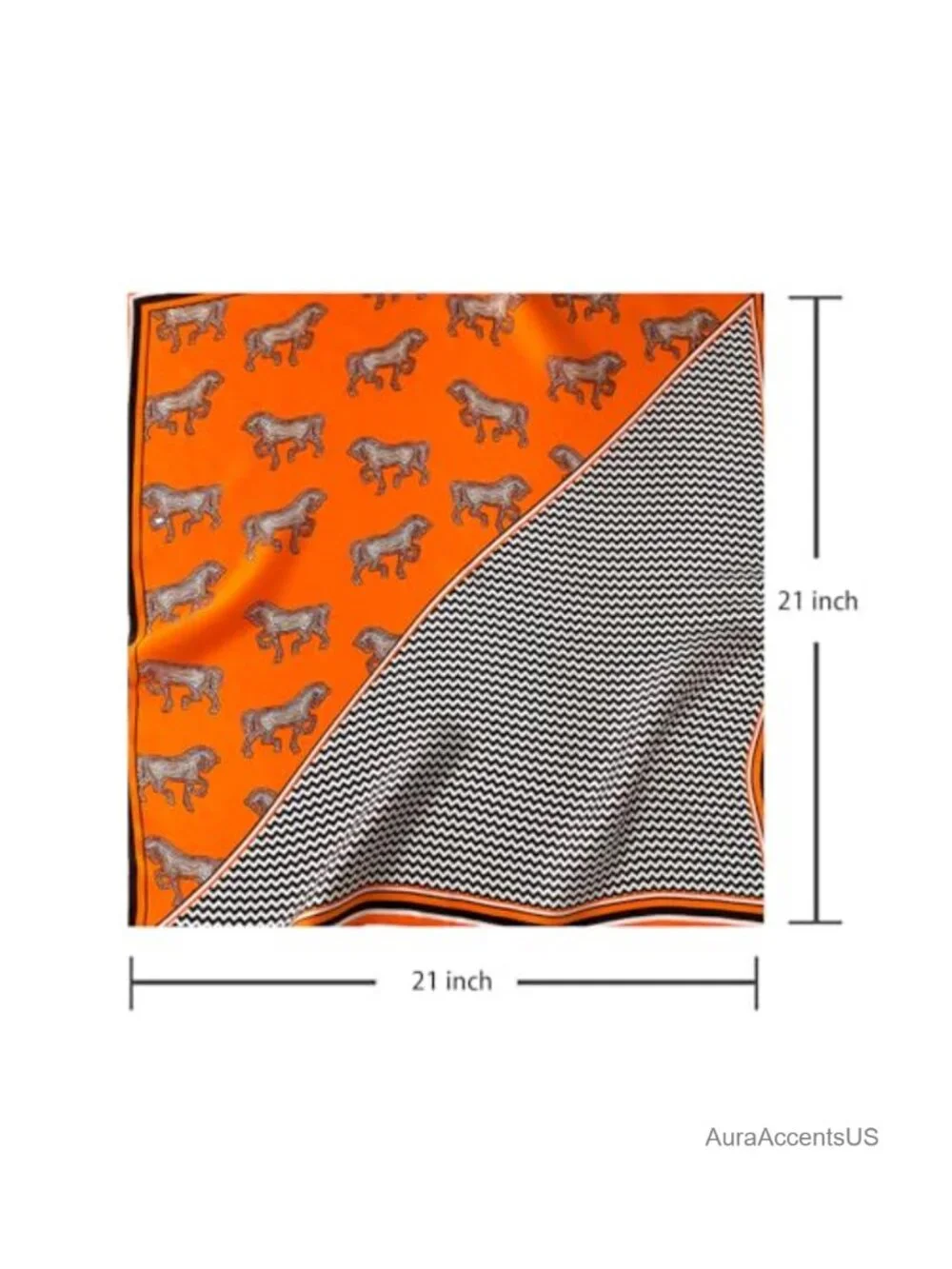 100% Mulberry Silk Square Scarf for Women Hair Neck Wrap